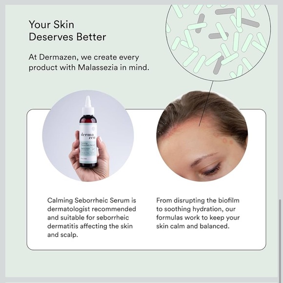 Dermazen Calming Seborrheic Serum, Dermatologist Recommended Topical Serum - Picture 5 of 9